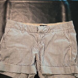 Dear John Navy and White Striped Women's Shorts